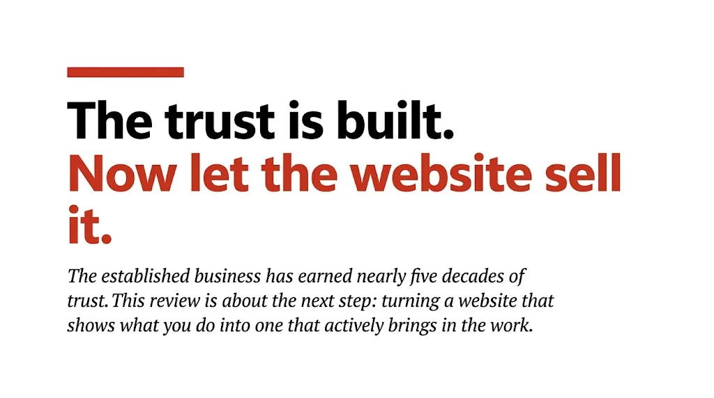 A sample monthly website report, client name blurred